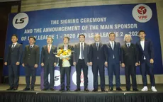 Ký kết nhà tài trợ chính Giải bóng đá LS V.League 1-2020 và LS V.League 2-2020