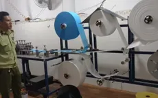Bình Phước: Phát hiện xưởng sản xuất khẩu trang không giấy phép