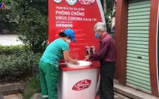 Lắp đặt trạm rửa tay dã chiến chống dịch COVID-19