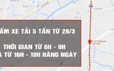 TP.HCM: Cấm xe tải lưu thông theo giờ trên Quốc lộ 50