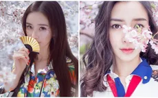 Sao nữ xứ Trung bên hoa đào: Dương Mịch khí chất, Angelababy như công chúa