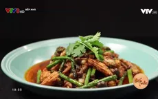Ốc móng tay xào rau vị cay... ngon tuyệt cú mèo