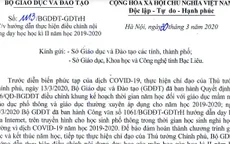 Tinh giản nội dung học kỳ II với bậc Trung học cơ sở và Trung học phổ thông