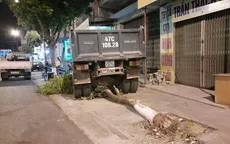 Xe ben trôi tự do gây tai nạn liên hoàn
