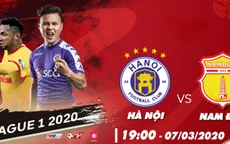 Lịch trực tiếp bóng đá vòng 1 V.League trên VTVcab