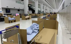 “Khách sạn bằng bìa carton” tại sân bay Nhật Bản