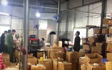 Bắt lô hàng nước sát khuẩn giả ở Hà Nội