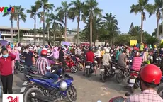 Gần 70% công nhân Công ty PouYuen Việt Nam đi làm trở lại sau 2 ngày tạm ngừng việc