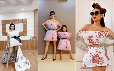 Bật cười với dàn sao Việt ở nhà vẫn chạy theo mốt "lấy gối làm váy"