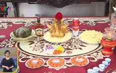 Mâm cơm tri ân vua Hùng ngày giỗ Tổ