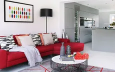 Những căn phòng đẹp sang trọng với sơn tường màu xám