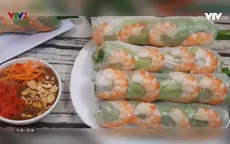 Trổ tài làm món hành lá cuốn tôm cho cả nhà dịp nghỉ lễ