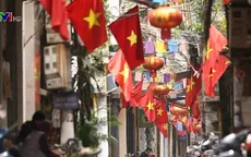 Nét đẹp treo cờ Tổ quốc