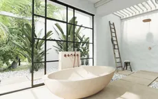 Những mẫu phòng tắm có bồn bằng đá tuyệt đẹp