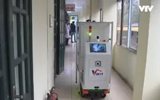Chế tạo thành công robot vận chuyển trong các khu vực cách ly