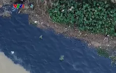 "Đầu độc" sông Hồng bởi nước thải làng nghề dệt nhuộm