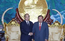 Thủ tướng hội kiến Tổng Bí thư, Chủ tịch nước Lào