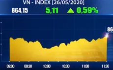 Chứng khoán 26/5: VN-Index vượt 860 điểm, giá trị giao dịch hơn 2.000 tỷ đồng
