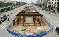 Cầu vượt nút giao Hoàng Quốc Việt - Nguyễn Văn Huyên phấn đấu "về đích" dịp 2/9