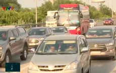 TP.HCM: Ùn tắc nhẹ trên các tuyến đường cửa ngõ trong ngày cuối nghỉ lễ