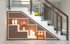 Những tiện ích không ngờ từ góc chết gầm cầu thang