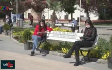 Độc đáo ghế giãn cách xã hội tại Thổ Nhĩ Kỳ