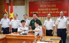 Bàn giao chức vụ Bí thư Đảng ủy - Chính ủy Cảnh sát biển Việt Nam