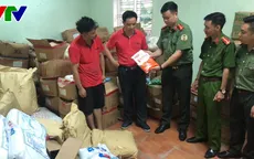 Triệt phá tổng kho phụ gia, nguyên liệu nhập lậu sản xuất bim bim cực "khủng" ở Hà Nội
