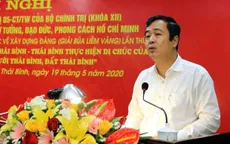 Ông Ngô Đông Hải được chuẩn y Bí thư Tỉnh ủy Thái Bình