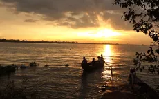 Về Cồn Sơn câu tôm, ngắm hoàng hôn