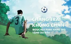 “Chàng trai không chân” được HLV Park Hang Seo tặng áo đấu