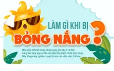 [INFOGRAPHIC] Làm gì khi bị bỏng nắng?