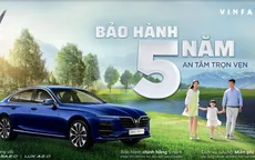 VinFast triển khai chương trình "Trước bạ 0 đồng - Bảo hành 5 năm" cho dòng xe Lux