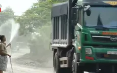 Mỏ than gây bụi bặm và nguy cơ sạt trượt bãi thải