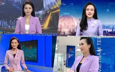 Khi các nữ MC, BTV xinh đẹp đã kịp mang trend sắc tím lên sóng