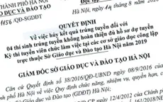 Hà Nội hủy kết quả 4 thí sinh trúng tuyển viên chức