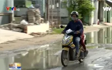 Dân khổ vì đường thi công chậm tiến độ