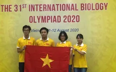 Cả 4 thí sinh Việt Nam đoạt giải tại Olympic Sinh học quốc tế 2020