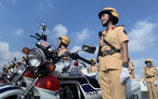 Những "bóng hồng" đầu tiên của đội CSGT dẫn đoàn tại TPHCM
