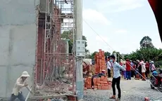 Sập công trình xây dựng ở Long An, 8 người thương vong