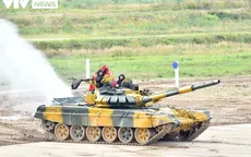 Sau 2 lượt vòng loại, ĐT Xe tăng QĐND Việt Nam tạm xếp thứ 2 bảng 2