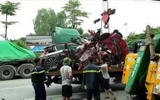 Vụ container chèn ô tô chờ đèn đỏ làm 3 người chết: Nạn nhân sống sót duy nhất hiện ra sao?