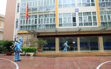 Hà Nội đồng loạt phun khử khuẩn 143 điểm thi tốt nghiệp THPT 2020