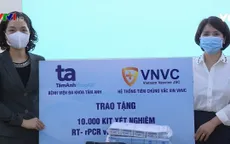 Hà Nội tiếp nhận tài trợ 10.000 kit xét nghiệm PCR