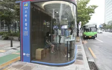 Sáng tạo nhà chờ xe buýt thông minh chống lây nhiễm COVID-19 tại Hàn Quốc