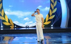 Trọng Hiếu giản dị xuất hiện trong Gala 20 năm Đường lên đỉnh Olympia