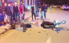 Xe máy tông nhau, hai nam thanh niên tử vong