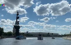 Đội tàu đặc nhiệm "săn rác" trên sông Moscow