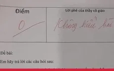 Tin nóng đầu ngày 26/9: Giáo viên tiểu học được chấm điểm 0 từ 20/10