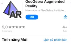 Vẽ hình ảnh đồ thị bằng ứng dụng GeoGebra AR